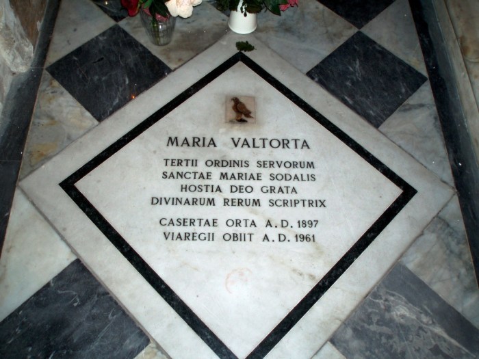 Tumba de María Valtorta