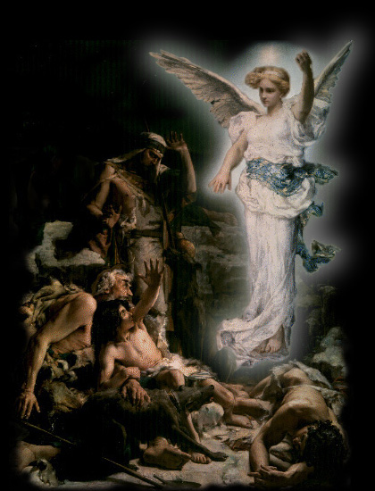 angel con los pastores