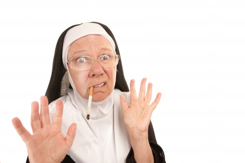 funny-nun-caught-smoking