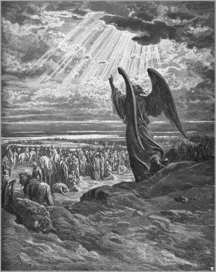 Bible_Gustave-Dore-Dore_The_Angel_appearing_to_Joshua
