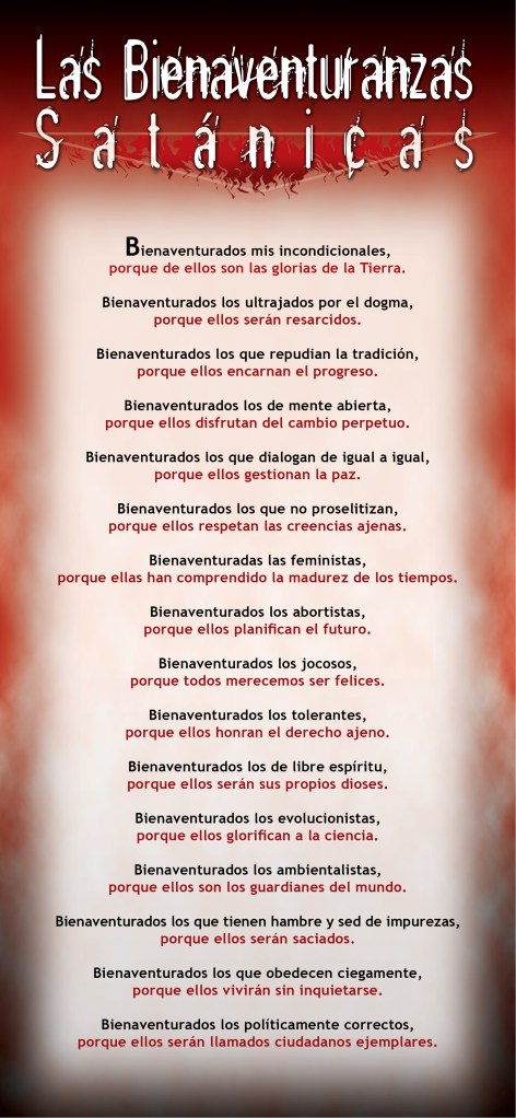 Las Bienaventuranzas Satanicas