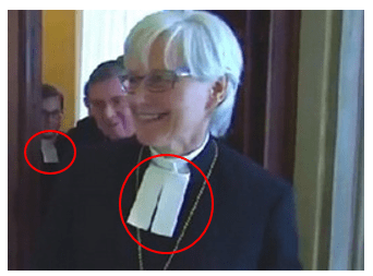 2) Destaca pechera luterana