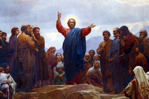 Sermon on the Mount Copenhagen Church Alter Painting