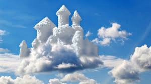 castillo en  nubes