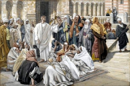 The Pharisees Question Jesus (Les pharisiens questionnent Jésus)-001