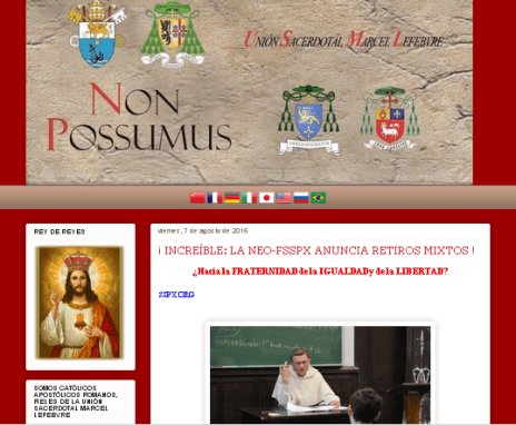 1) Non Possumus