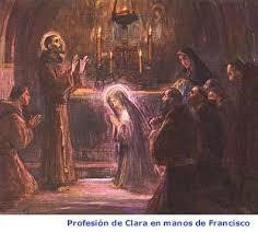 Profesion de Santa Clara