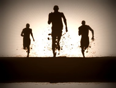 corriendo a la meta