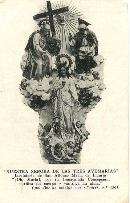 nuestra señora de las tres avemaria