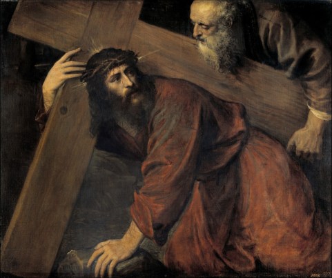 Cristo camino del calvario, 1560. Tiziano.óleo sobre lienzo. 98 cm x 116 cmMuseo del Prado.