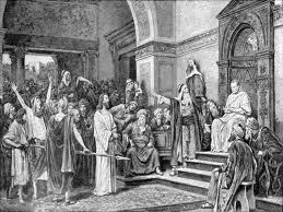 Jesús ante Pilato y Herodes