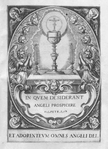 Atribuido a Francisco o Bernardo Heylan. Ángeles adorando al Santísimo Sacramento