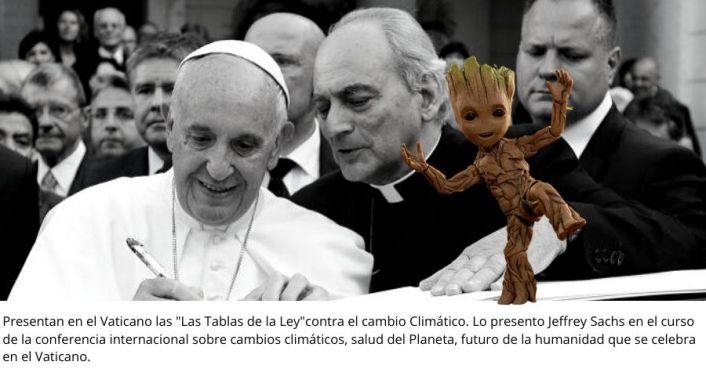 Presentan en el Vaticano las _las Tablas de la Ley_contra el cambio CLIMÁTICO